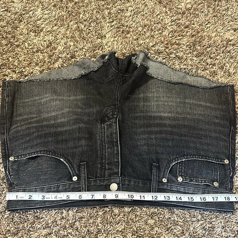 Madewell Relaxed Denim Shorts Black Size 31